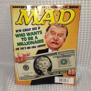 4/20 Mad Magazine April 2000 # 392 Who Wants to be a Millionaire...